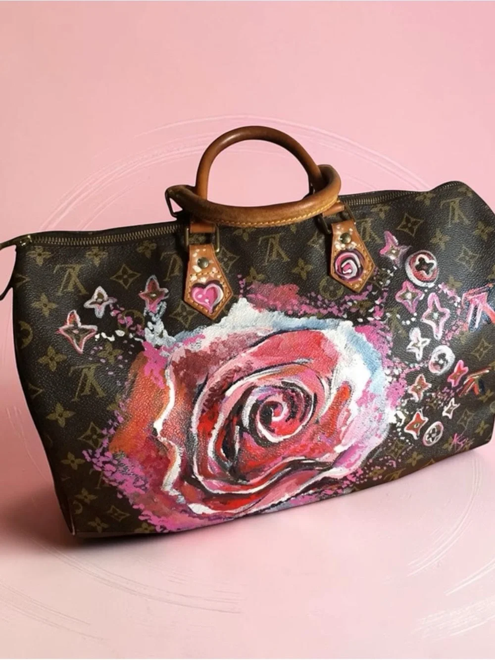 Custom painting on bags, any bag, customer send a bag